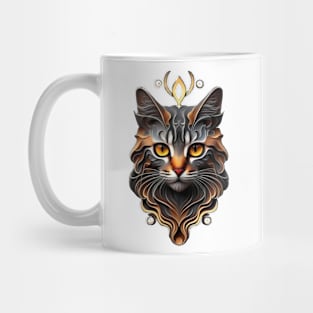 Fantasy Cat Lover Cat Owner Cat Mum Cat Dad Lover of Cats Loves Cats Fantasy Art Mug